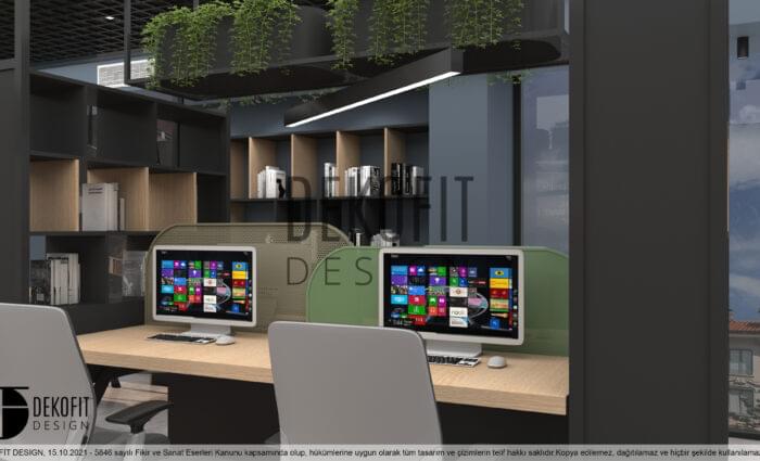 A.A. Ofis 1.Kat Çalışma Alanları