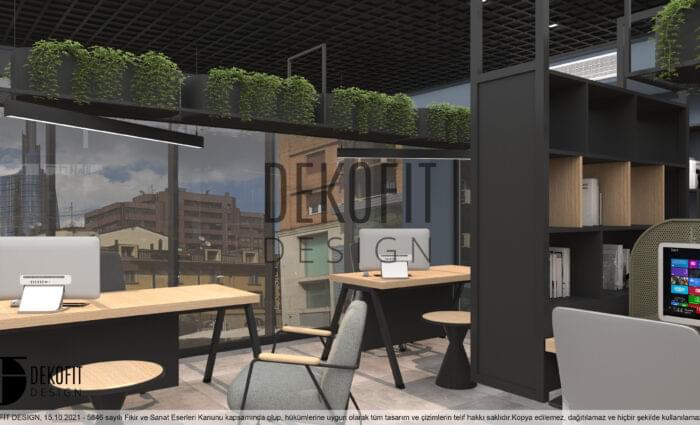 A.A. Ofis 1.Kat Çalışma Alanları