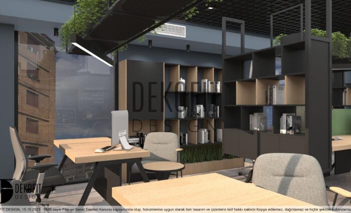 A.A. Ofis 1.Kat Çalışma Alanları