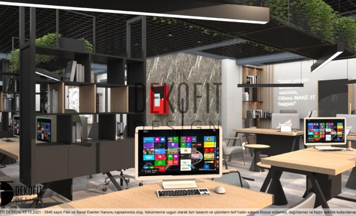 A.A. Ofis 1.Kat Çalışma Alanları