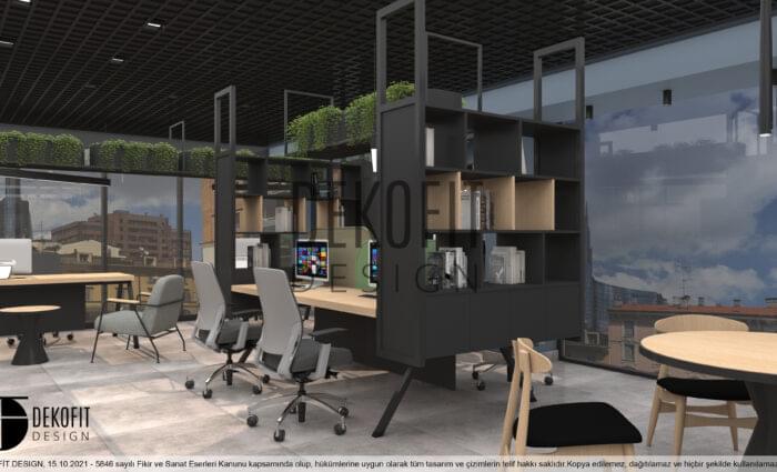 A.A. Ofis 1.Kat Çalışma Alanları