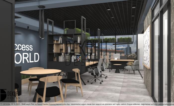 A.A. Ofis 1.Kat Çalışma Alanları