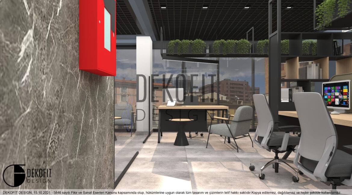 A.A. Ofis 1.Kat Çalışma Alanları