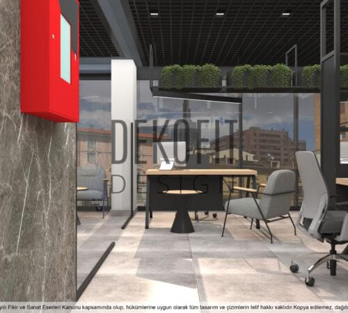 A.A. Ofis 1.Kat Çalışma Alanları