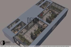 A.A. Ofis 1.Kat Üst Görünüm