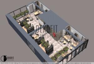 A.A. Ofis 1.Kat Üst Görünüm