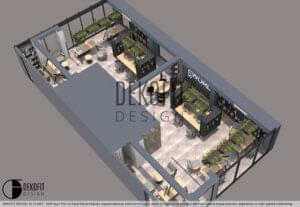 A.A. Ofis 1.Kat Üst Görünüm