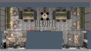 A.A. Ofis 1.Kat Üst Görünüm