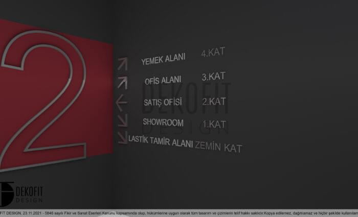 C.K. Oto Lastik Ofisi Satış Alanı Çalışma Alanları