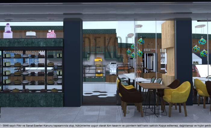 E.P. Pastane Oturma Alanları