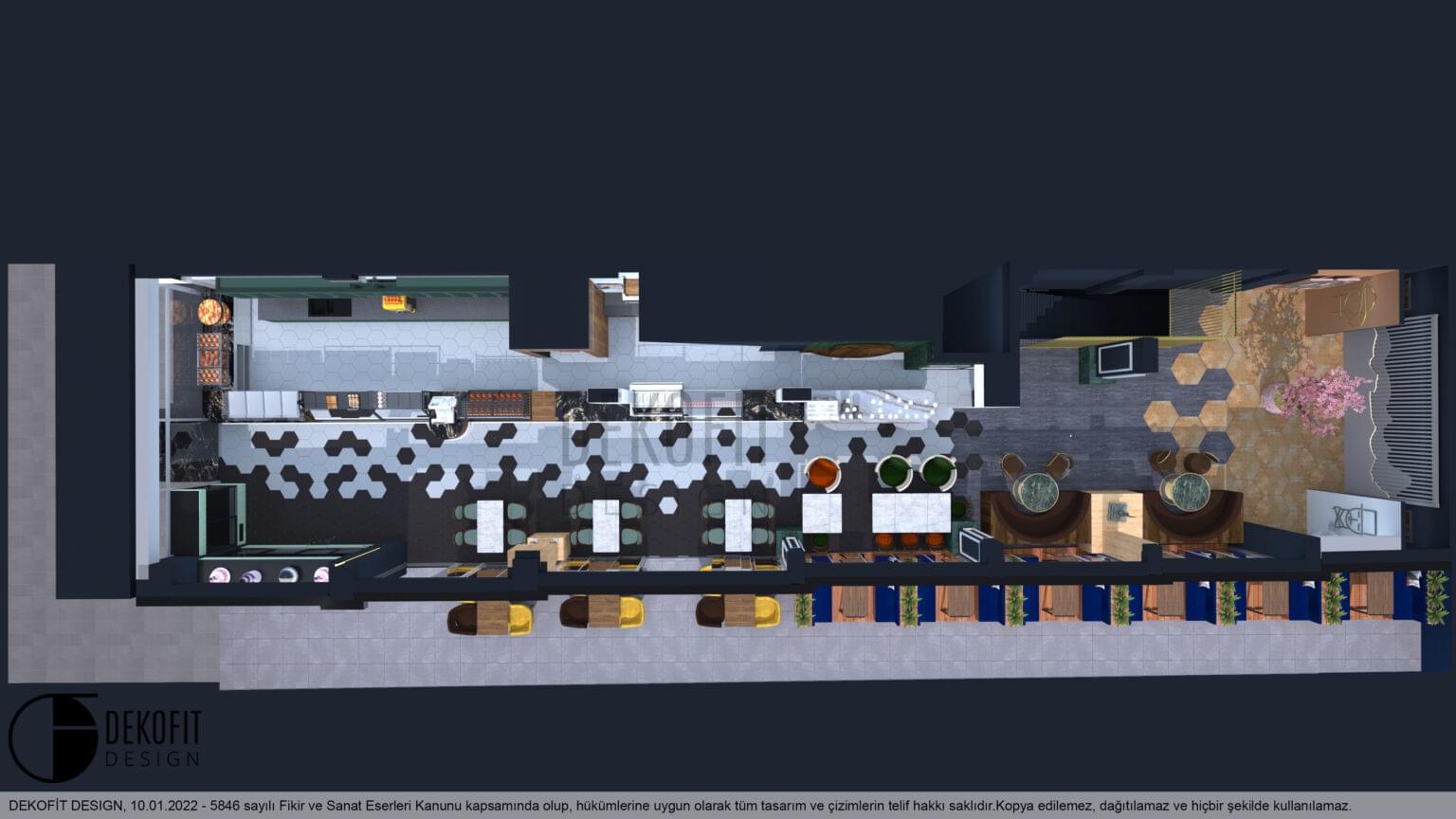 E.P. Pastane Üst Görünüm