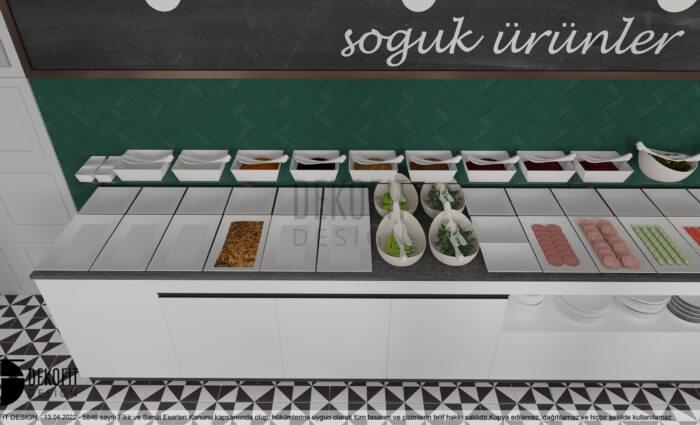 F.H. Kahvaltı Salonu Servis Alanı
