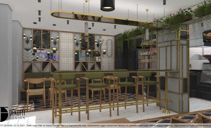 M.E. Restoran Oturma Alanı