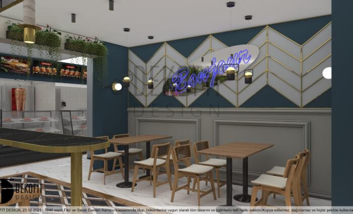 M.E. Restoran Oturma Alanı
