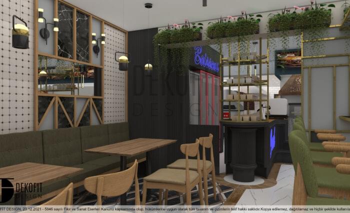 M.E. Restoran Oturma Alanı