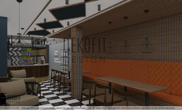 M.E. Restoran Oturma Alanı